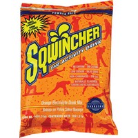 Sqwincher Corporation 016404-OR Sqwincher 47.66 Ounce Instant Powder Pack Orange Electrolyte Drink - Yields 5 Gallons (16 Each P